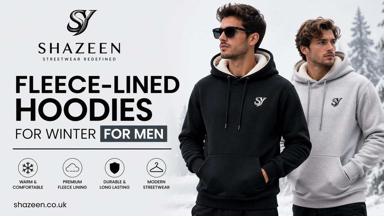 Fleece-Lined Hoodies for Winter For Men