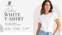 Ladies White T-Shirt UK